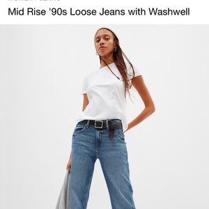 Gap - mid 90’s Loose Jeans with Washwell